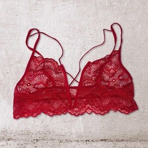 Boohoo v wire bralette